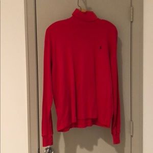 🍎Ralph Lauren Sport Red Turtleneck